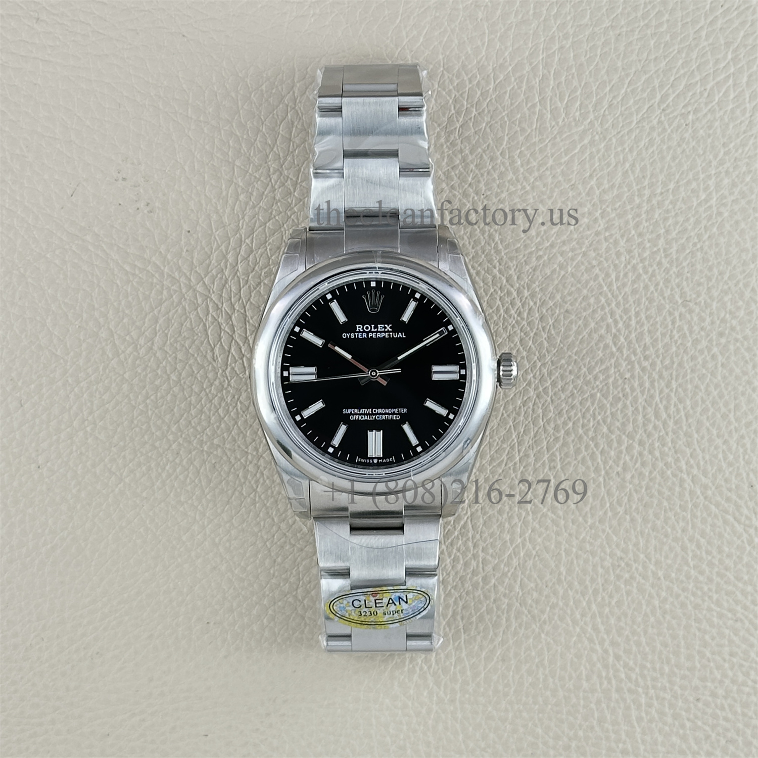 Clean Factory Rolex Oyster Perpetual 124300-0002 41mm Black Dial 904L Steel super clone 3230 Movement