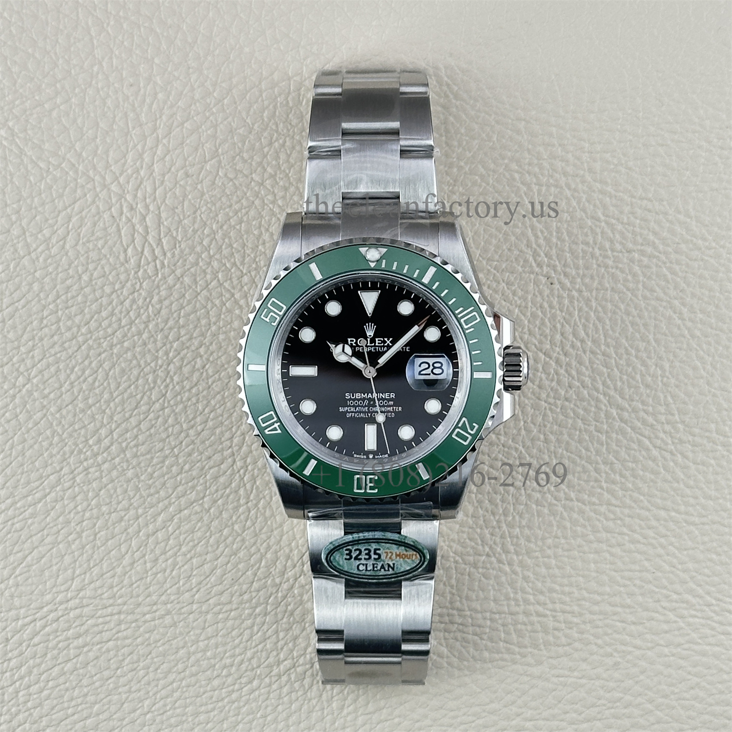 The Best Replica Rolex Submariner Starbucks Oyster 126610LV-0002 Globally Recognized Super Clone 3235 Movement Green Ceramic Bezel Black Dial Diving Waterproof 41mm Clean factory Made