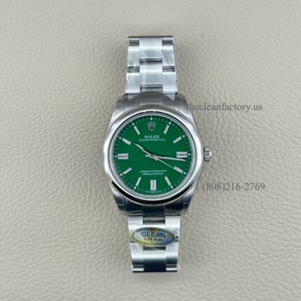 Clean Factory Rolex Oyster Perpetual 124300-0005 41mm Green Dial 904L Steel super clone 3230 Movement