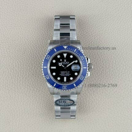 The Best Replica Rolex Submariner Smurf Oyster Middle of White Gold Bracelet 126619LB-0003 Super Clone 3235 Movement Blue Ceramic Bezel Dial Diving Waterproof 41mm Clean factory